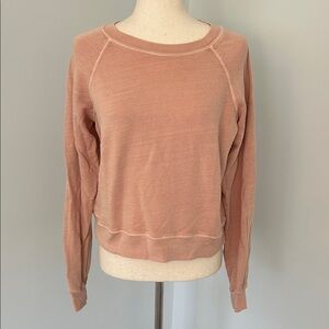 J. Crew Women's Blush Crew Neck Sweatshirt